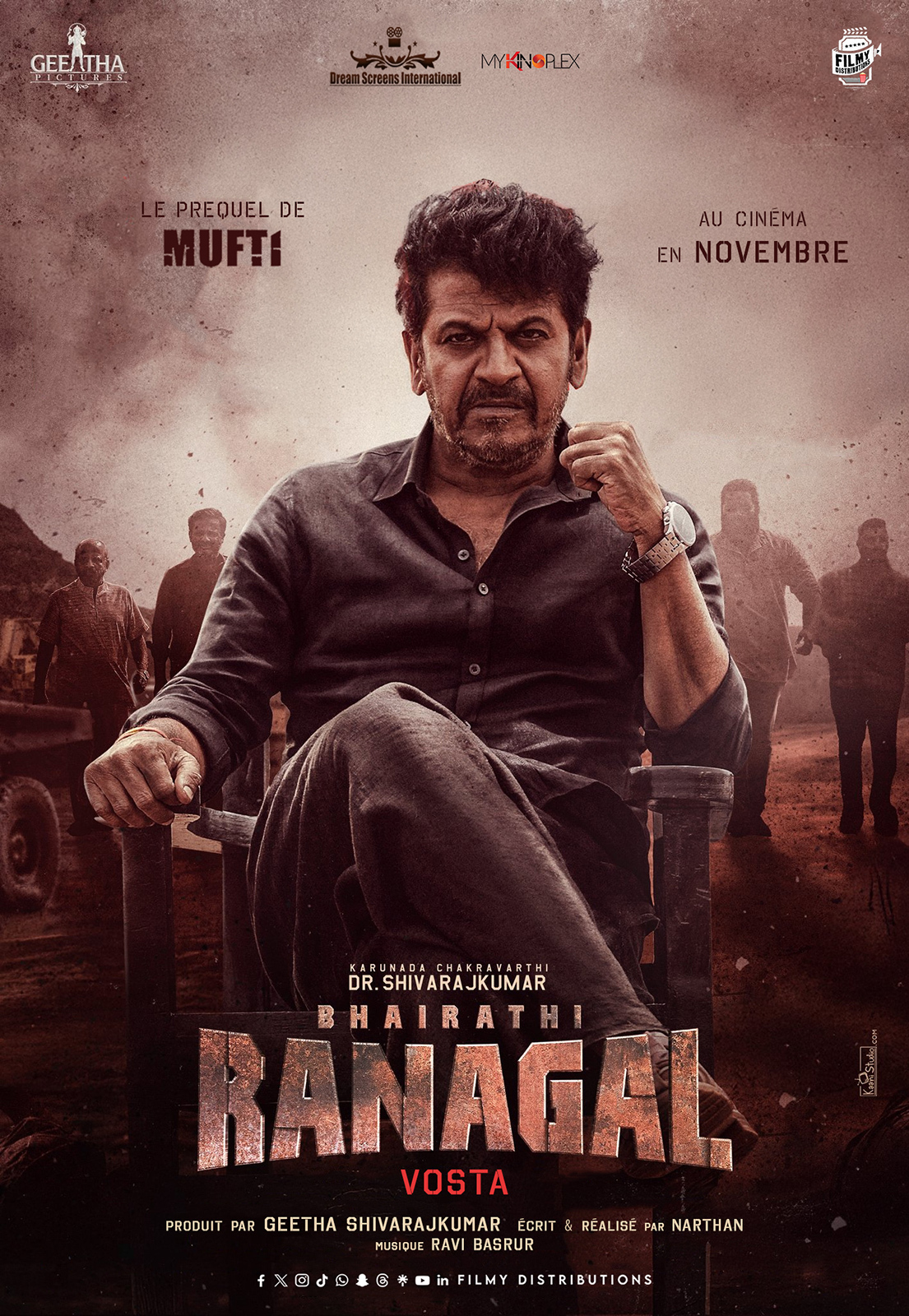 فیلم بهیراتی رانگال Bhairathi Ranagal 2024