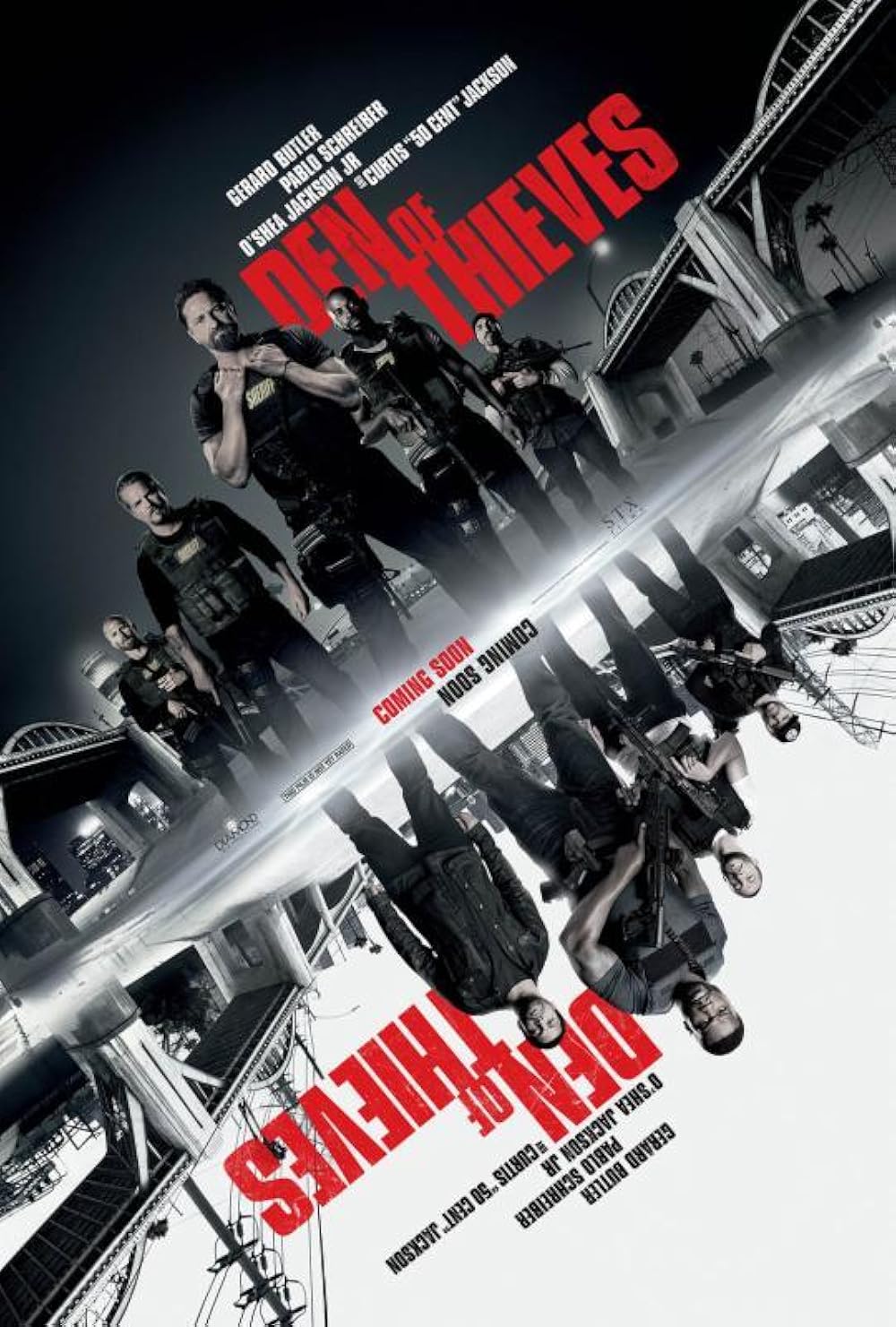 فیلم لانه دزدان 1 Den of Thieves 1 2018