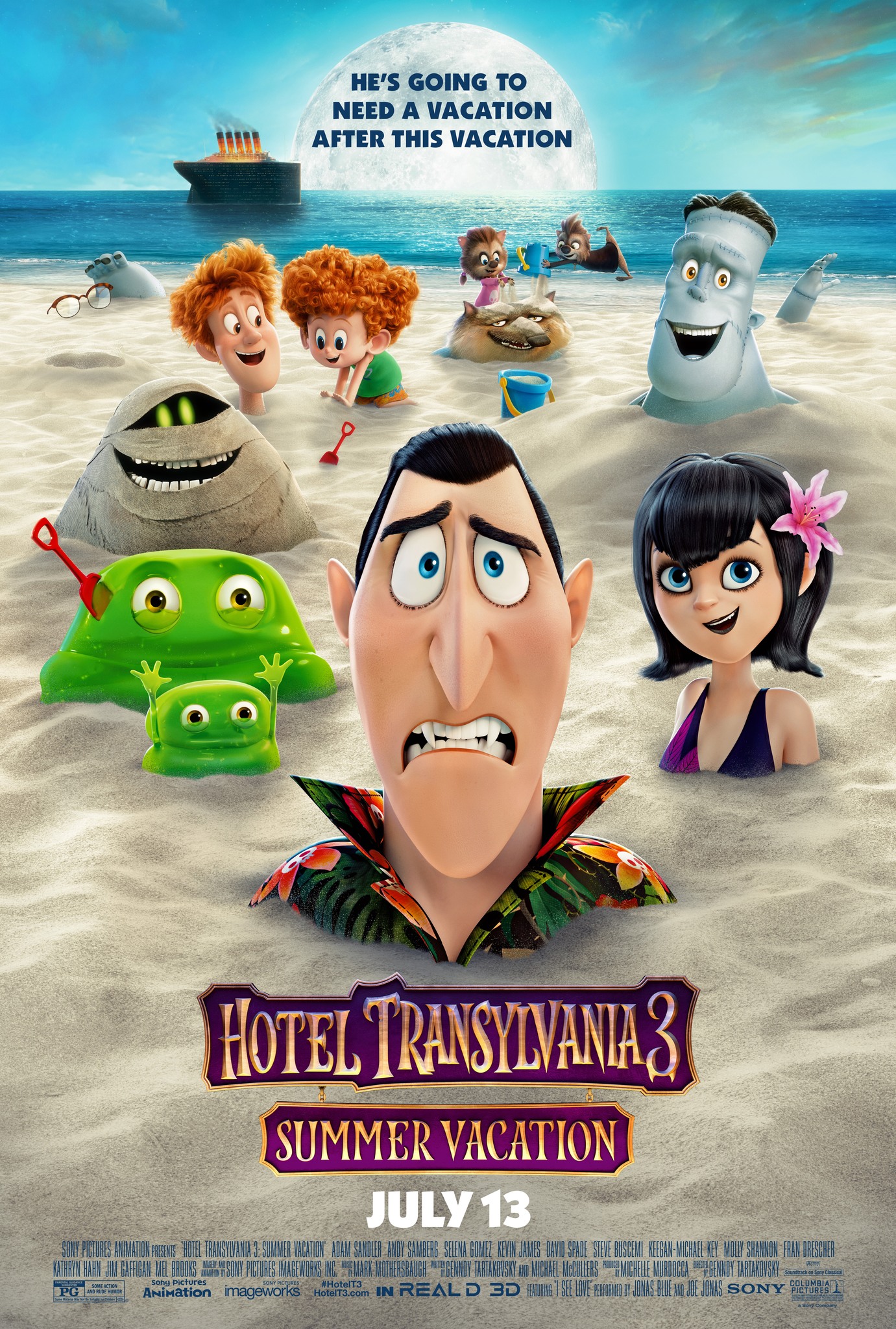 انیمیشن هتل ترانسیلوانیا 3 Hotel Transylvania 3 2018 دوبله فارسی