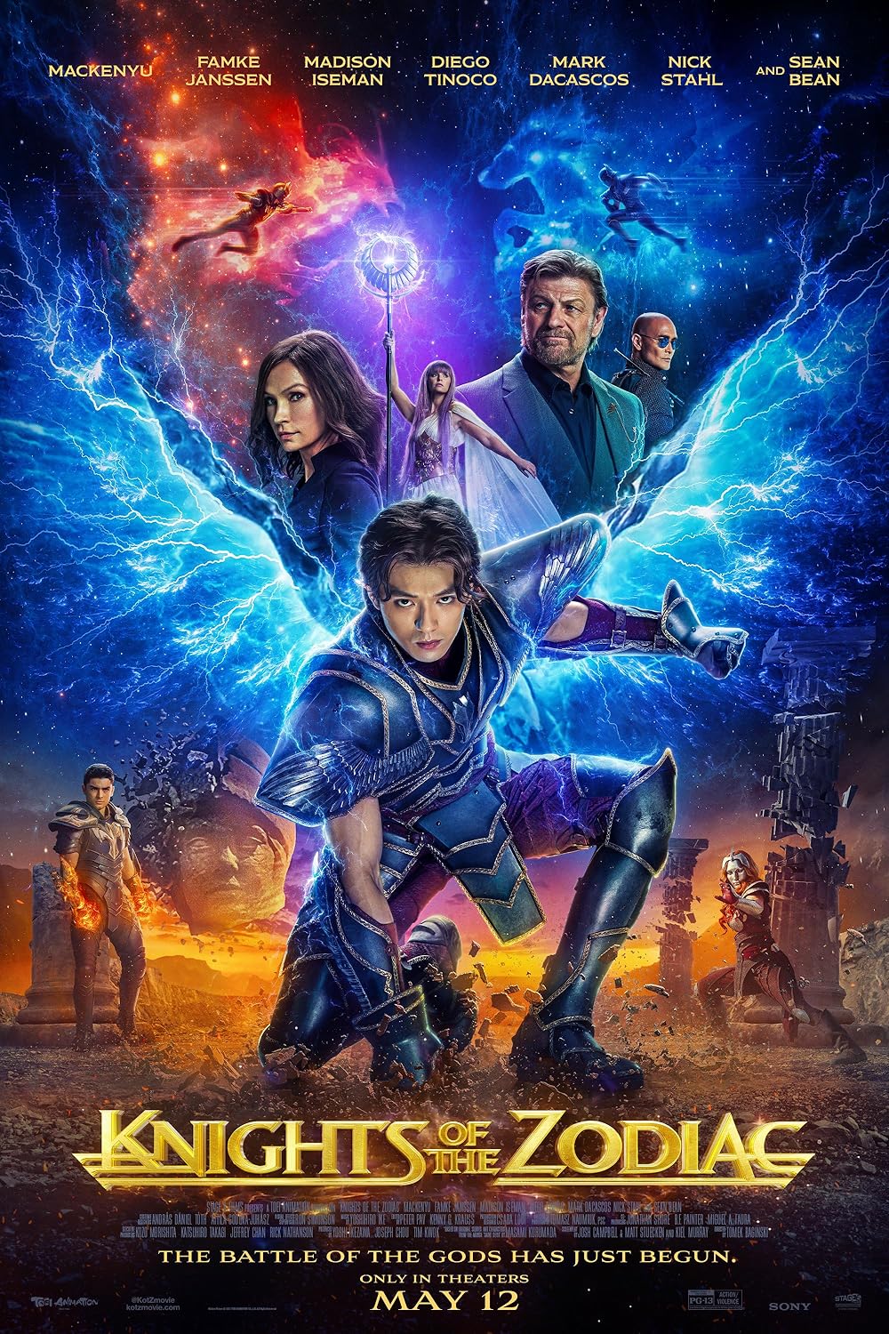 فیلم شوالیه های زودیاک Knights of the Zodiac 2023 دوبله فارسی
