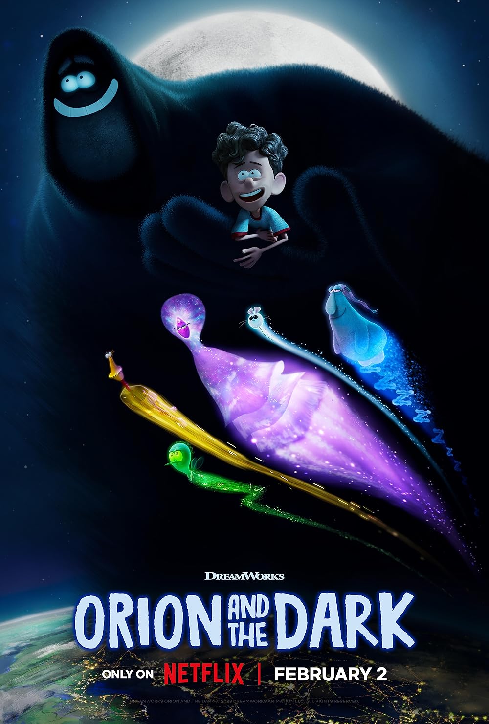 انیمیشن اوریون و تاریکی Orion and the Dark 2024 دوبله فارسی