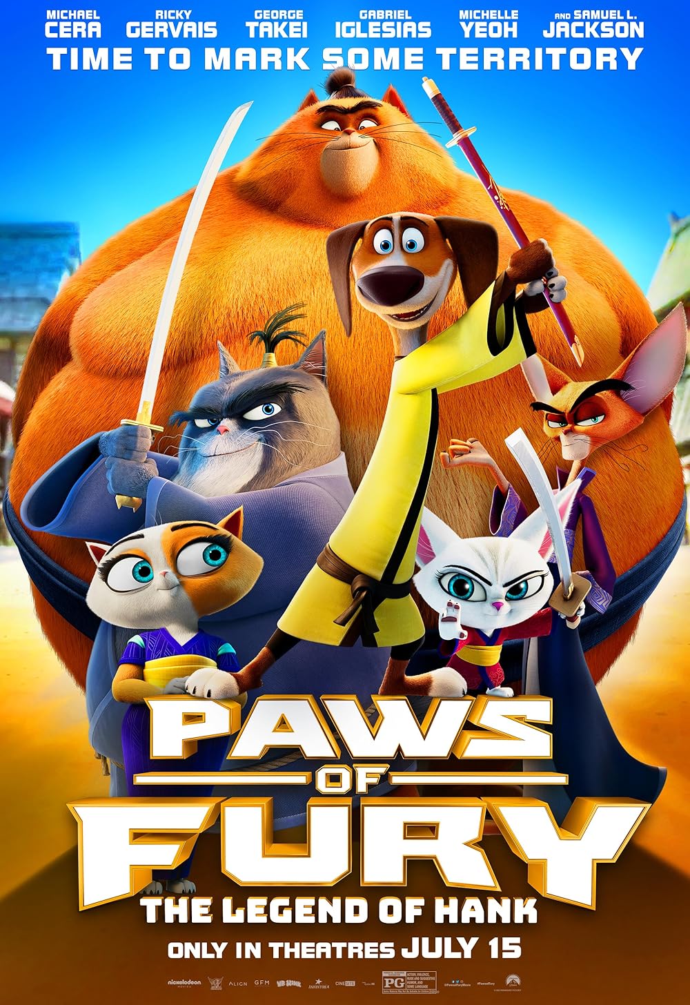 انیمیشن پنجه های خشم افسانه هنک Paws of Fury The Legend of Hank 2022
