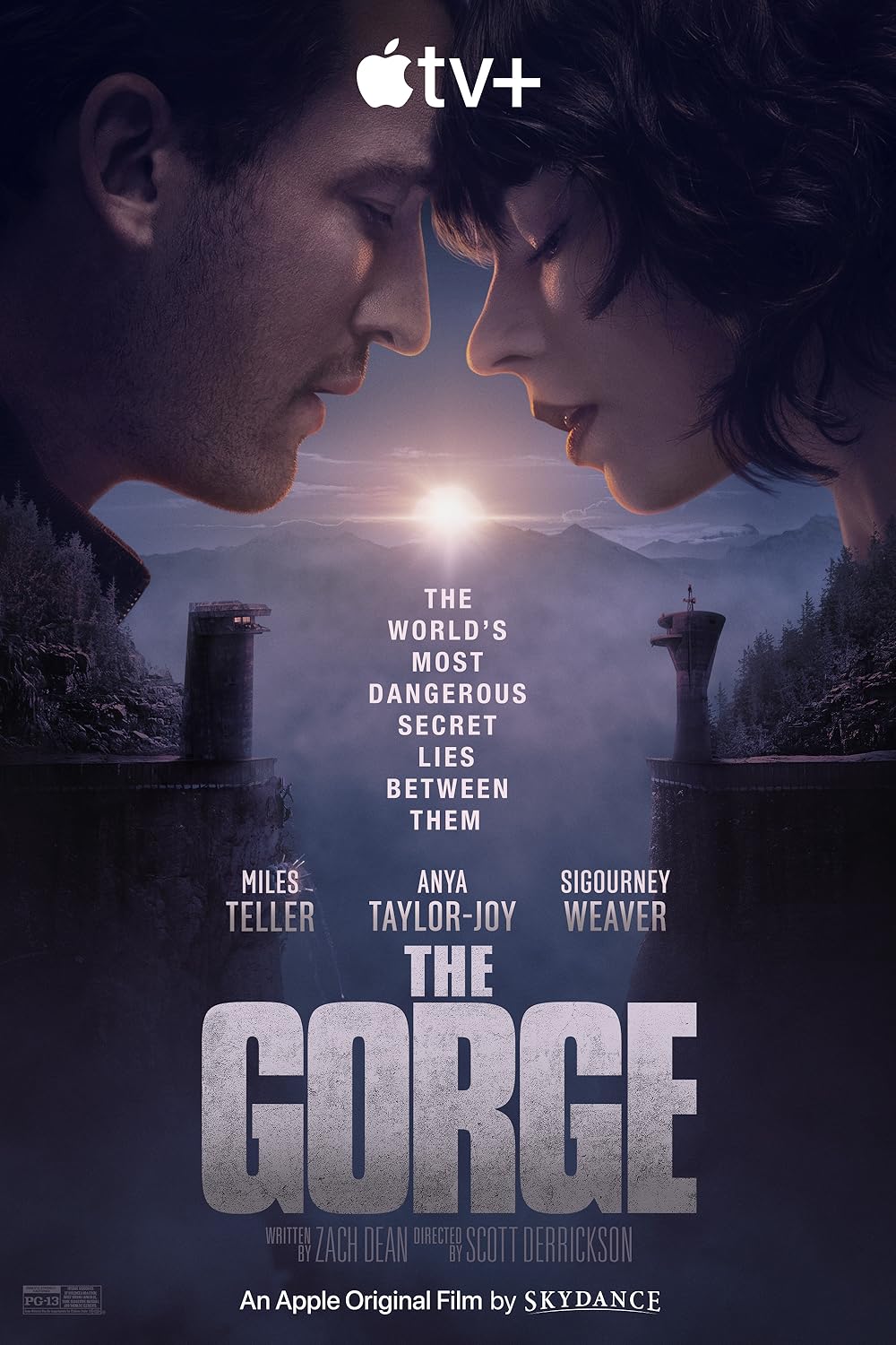 فیلم دره The Gorge 2025 دوبله فارسی