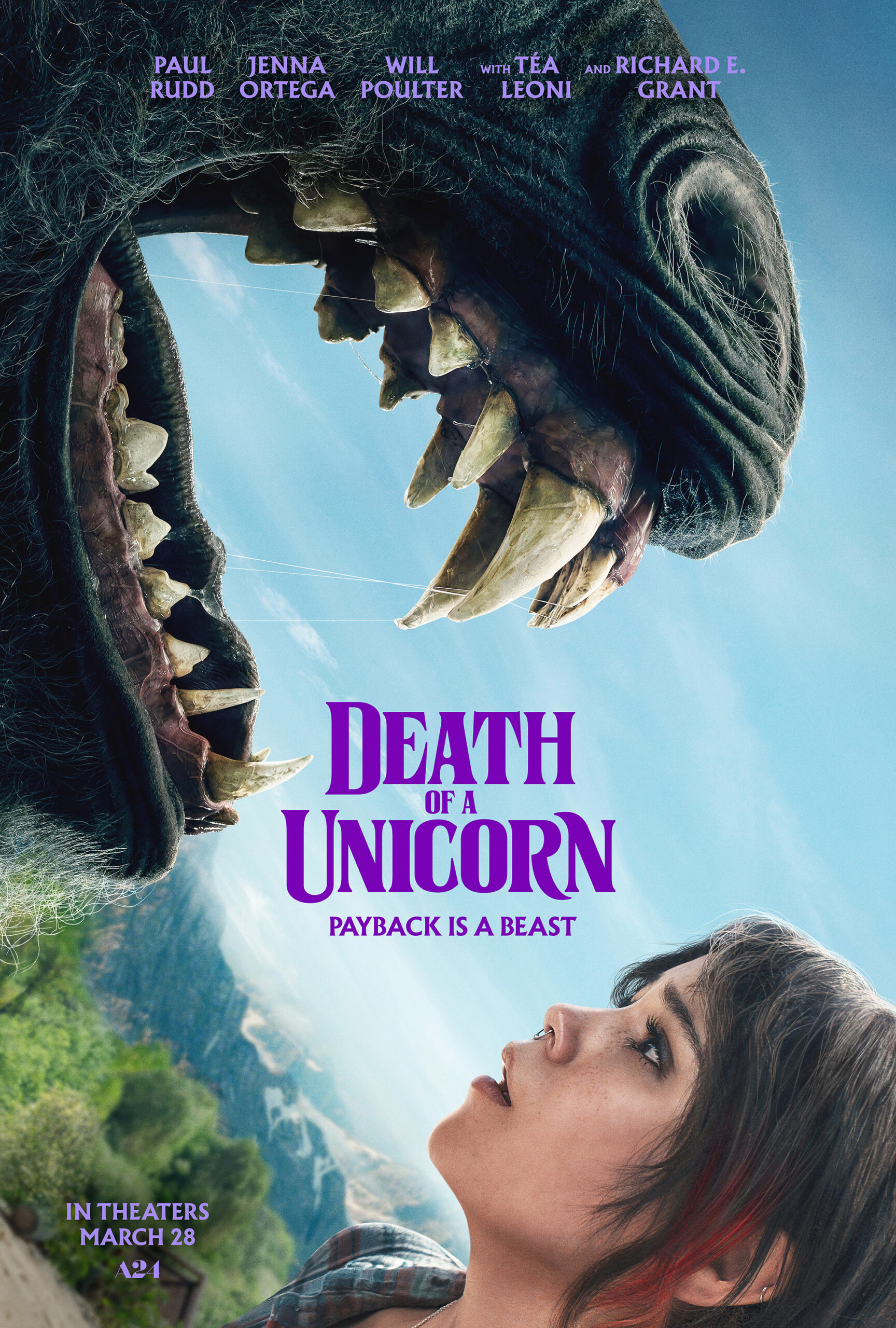 فیلم مرگ یک تک شاخ Death of a Unicorn 2025
