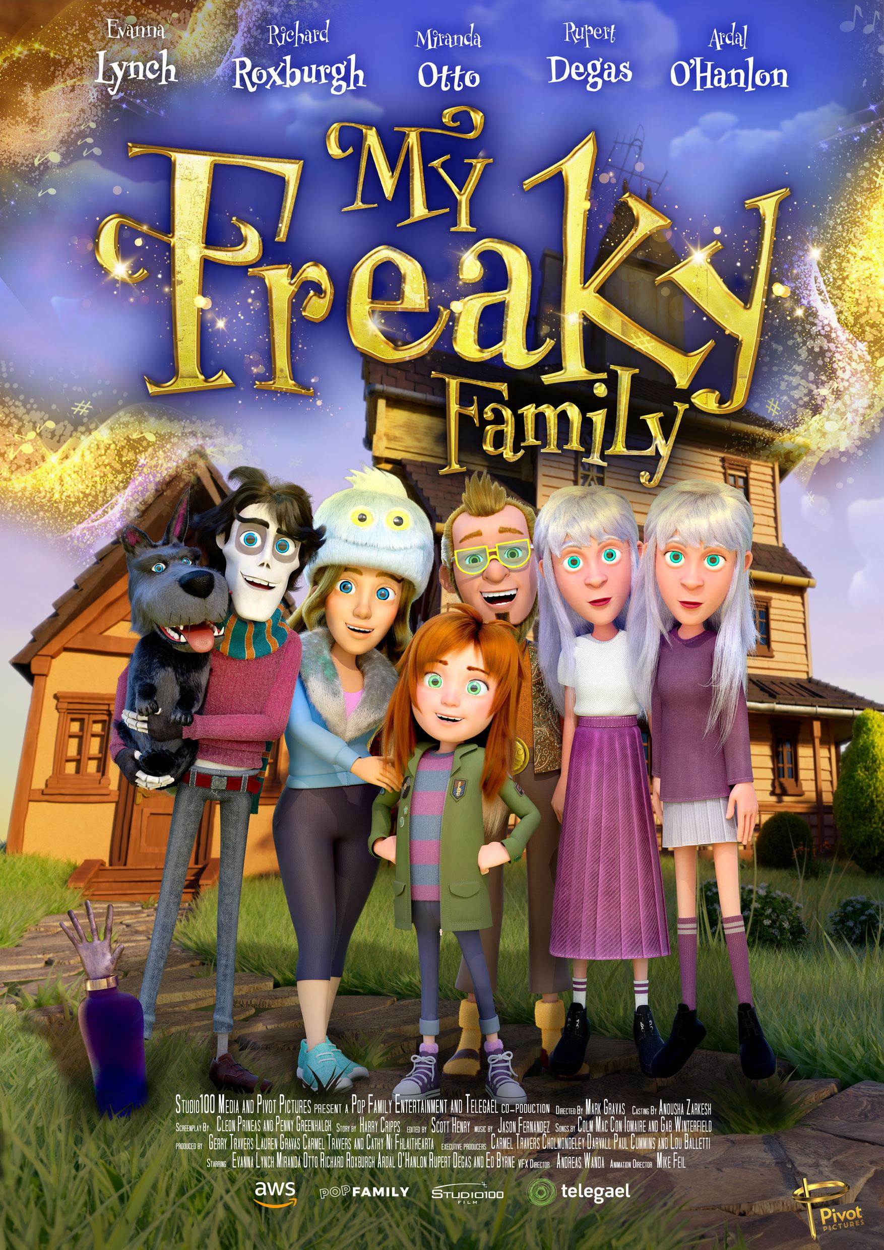 انیمیشن خانواده عجیب غریب من My Freaky Family 2024